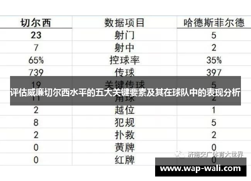 评估威廉切尔西水平的五大关键要素及其在球队中的表现分析