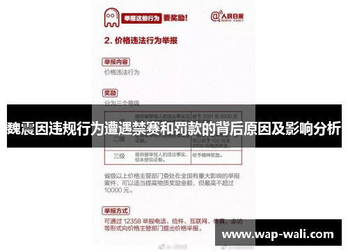 魏震因违规行为遭遇禁赛和罚款的背后原因及影响分析